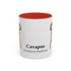 11oz Cavapoo Latin Mug, Red, front view