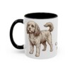 11oz Cavapoo Dog Mom Mug, Black, left side view