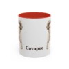 11oz Cavapoo Mug, Red, front view