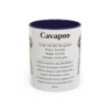 11oz Cavapoo Mug, Navy, front view