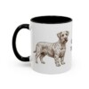 11oz Cesky Terrier Mug, Black, left side view