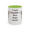11oz-cesky-terrier-mug-humor-light-green 11oz Funny Cesky Terrier Mug, Light Green, front view