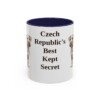 11oz-cesky-terrier-mug-humor-navy 11oz Funny Cesky Terrier Mug, Navy, front view