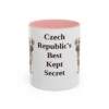 11oz-cesky-terrier-mug-humor-pink 11oz Funny Cesky Terrier Mug, Pink, front view