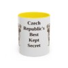 11oz-cesky-terrier-mug-humor-yellow 11oz Funny Cesky Terrier Mug, Yellow, front view