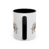 11oz Cesky Terrier Mug, Black, back view