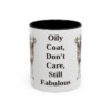 11oz Funny Chesapeake Bay Retriever Mug, Black, front view