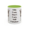 11oz Funny Chesapeake Bay Retriever Mug, Light Green, front view