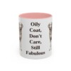 11oz Funny Chesapeake Bay Retriever Mug, Pink, front view