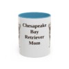 11oz Chesapeake Bay Retriever Dog Mom Mug, Light Blue, front view