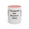11oz Chesapeake Bay Retriever Dog Mom Mug, Pink, front view