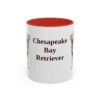 11oz Chesapeake Bay Retriever Mug, Red, front view