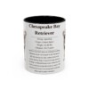 11oz Chesapeake Bay Retriever Mug, Black, front view