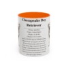 11oz Chesapeake Bay Retriever Mug, Orange, front view