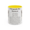 11oz Chesapeake Bay Retriever Mug, Yellow, front view