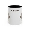 11oz Chi-Poo Mug, Black, front view