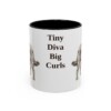 11oz Funny Chi-Poo Mug, Black, front view