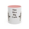 11oz Funny Chi-Poo Mug, Pink, front view
