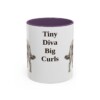 11oz Funny Chi-Poo Mug, Purple, front view
