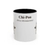 11oz Chi-Poo Latin Mug, Black, front view