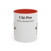 11oz Chi-Poo Latin Mug, Red, front view