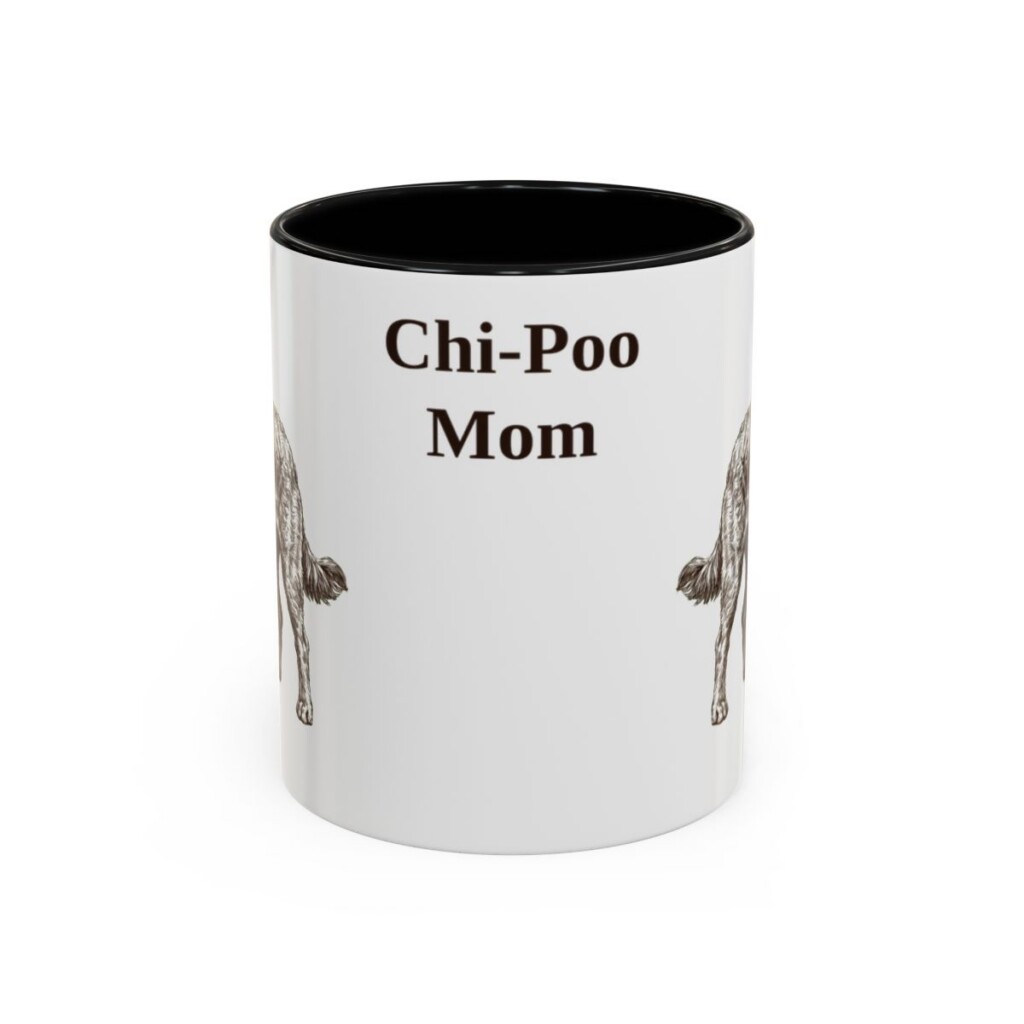 11oz chi poo mug, Black