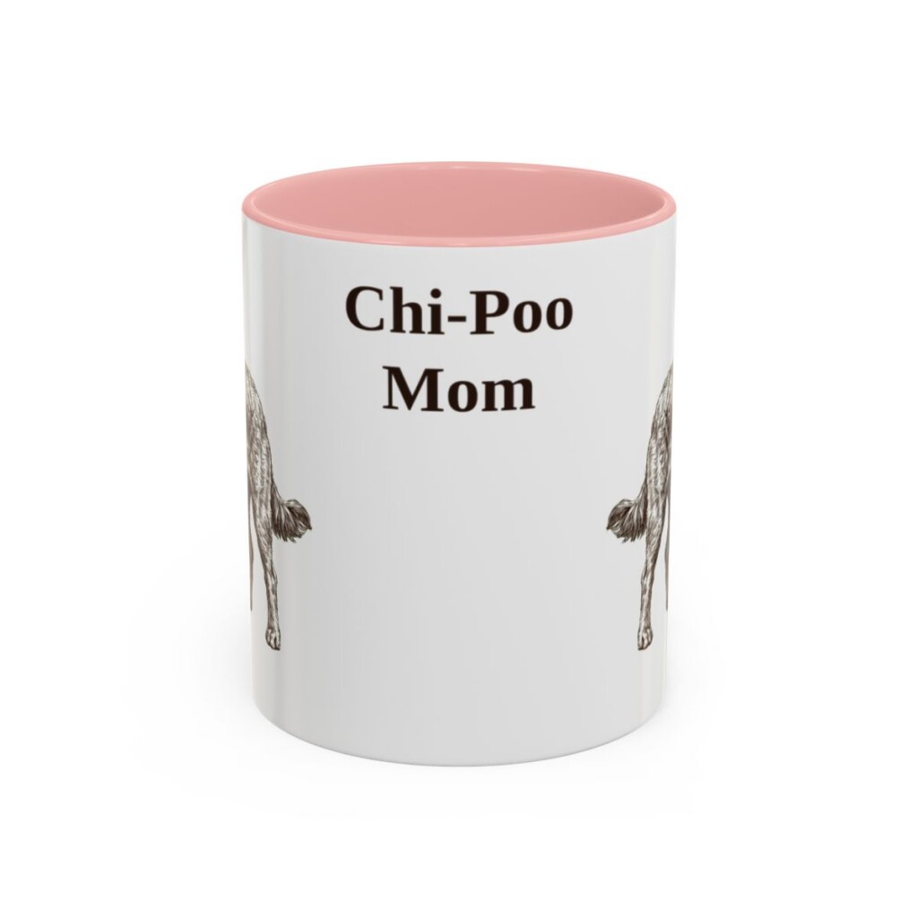 11oz chi poo mug, Pink