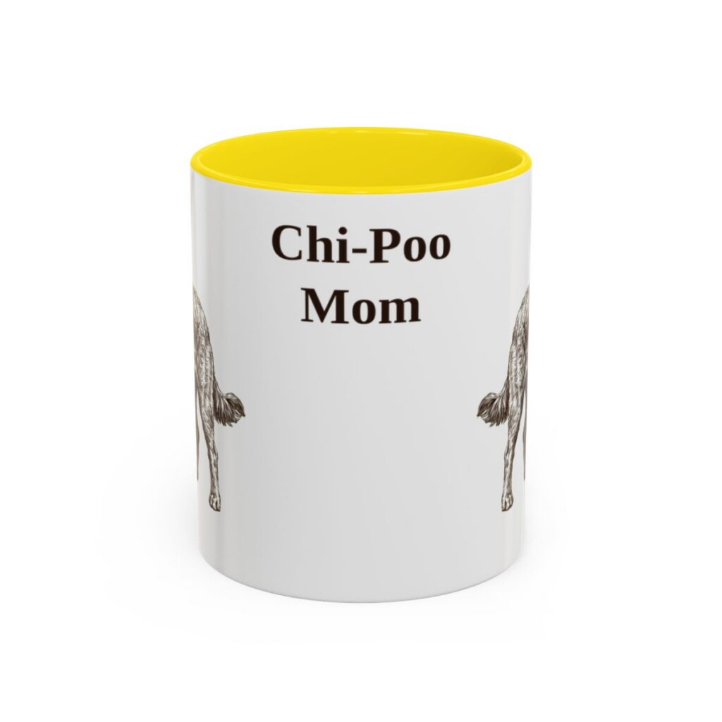 11oz chi poo mug, Yellow