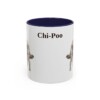 11oz Chi-Poo Mug, Navy, front view