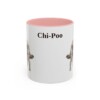 11oz Chi-Poo Mug, Pink, front view
