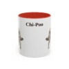 11oz Chi-Poo Mug, Red, front view