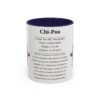 11oz chi poo mug, Navy