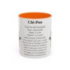 11oz chi poo mug, Orange
