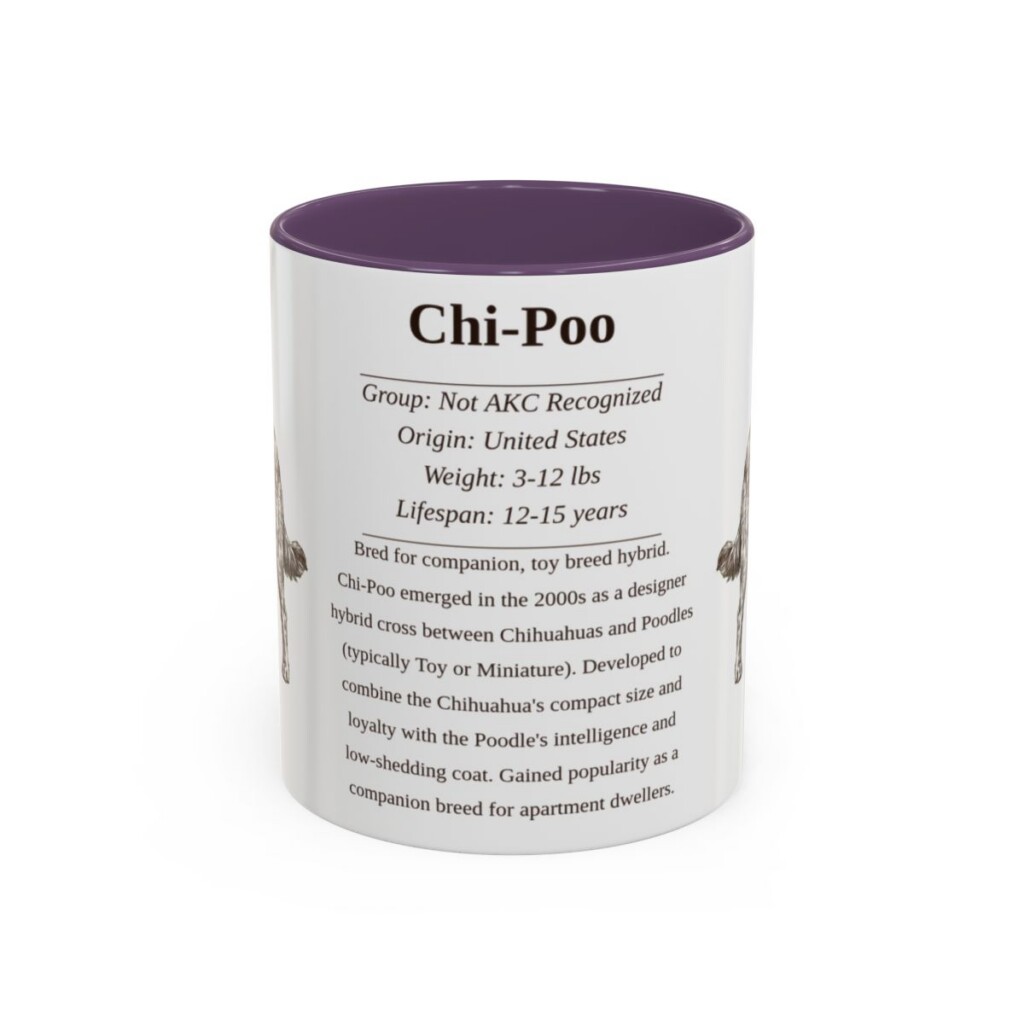 11oz chi poo mug, Purple