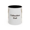 11oz Chihuahua Dog Dad Mug, Black, front view