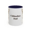 11oz Chihuahua Dog Dad Mug, Navy, front view