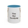 11oz Funny Chihuahua Mug, Light Blue, front view