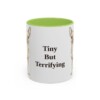 11oz Funny Chihuahua Mug, Light Green, front view