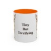 11oz Funny Chihuahua Mug, Orange, front view