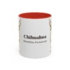 11oz-chihuahua-mug-latin-red 11oz Chihuahua Latin Mug, Red, front view