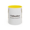 11oz-chihuahua-mug-latin-yellow 11oz Chihuahua Latin Mug, Yellow, front view