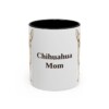11oz-chihuahua-mug-mom-black-front 11oz Chihuahua Dog Mom Mug, Black, front view