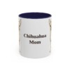 11oz-chihuahua-mug-mom-navy 11oz Chihuahua Dog Mom Mug, Navy, front view