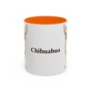 11oz Chihuahua Mug, Orange, front view
