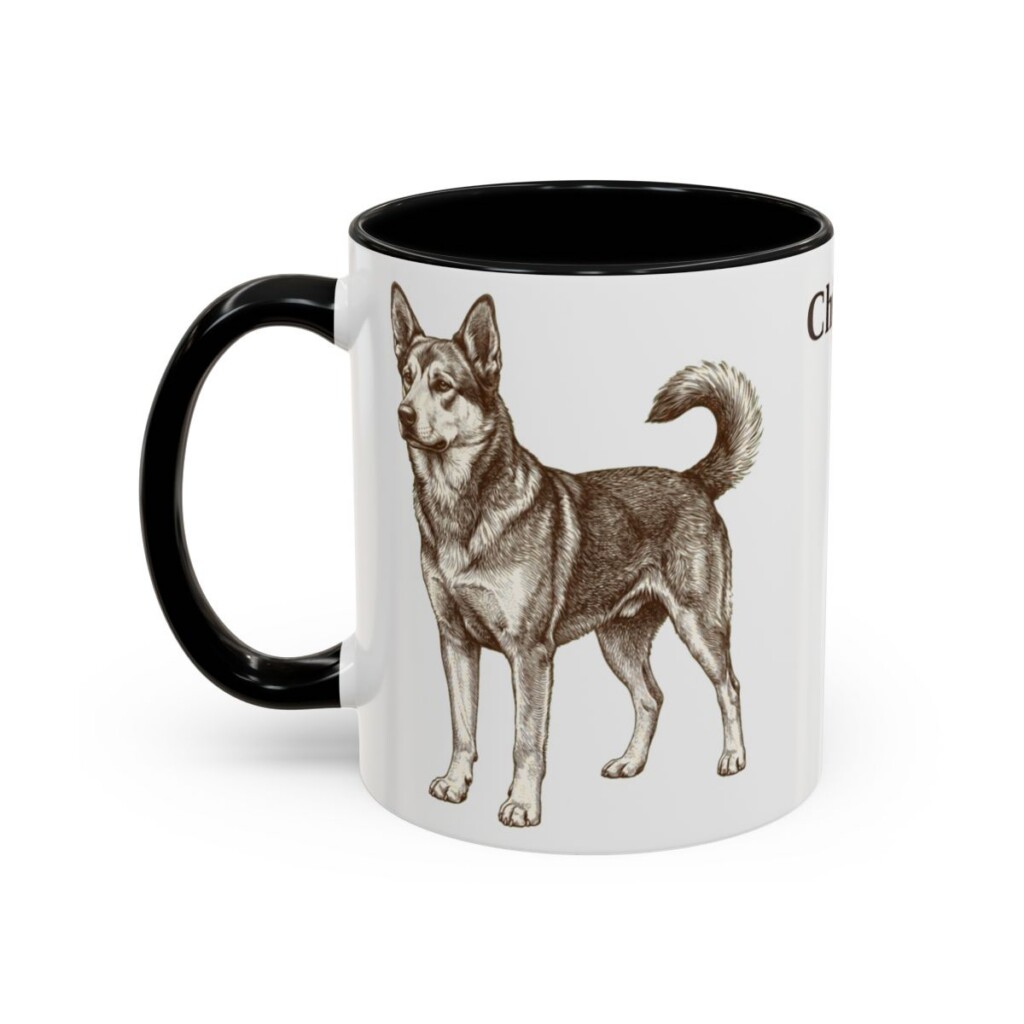 11oz Chinook Mug, Black, left side view