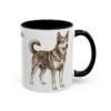 11oz Chinook Mug, Black, right side view