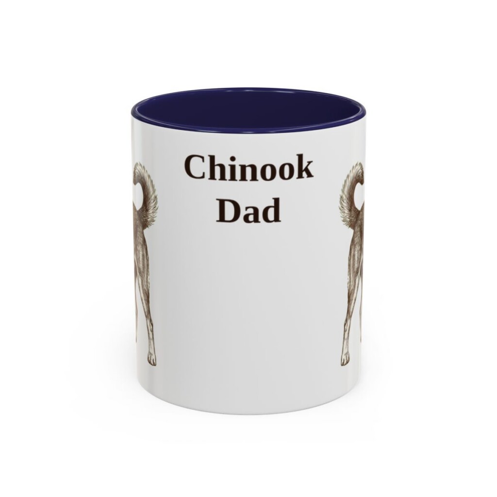 11oz-chinook-mug-dad-navy 11oz Chinook Dog Dad Mug, Navy, front view