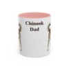 11oz-chinook-mug-dad-pink 11oz Chinook Dog Dad Mug, Pink, front view
