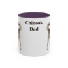 11oz-chinook-mug-dad-purple 11oz Chinook Dog Dad Mug, Purple, front view