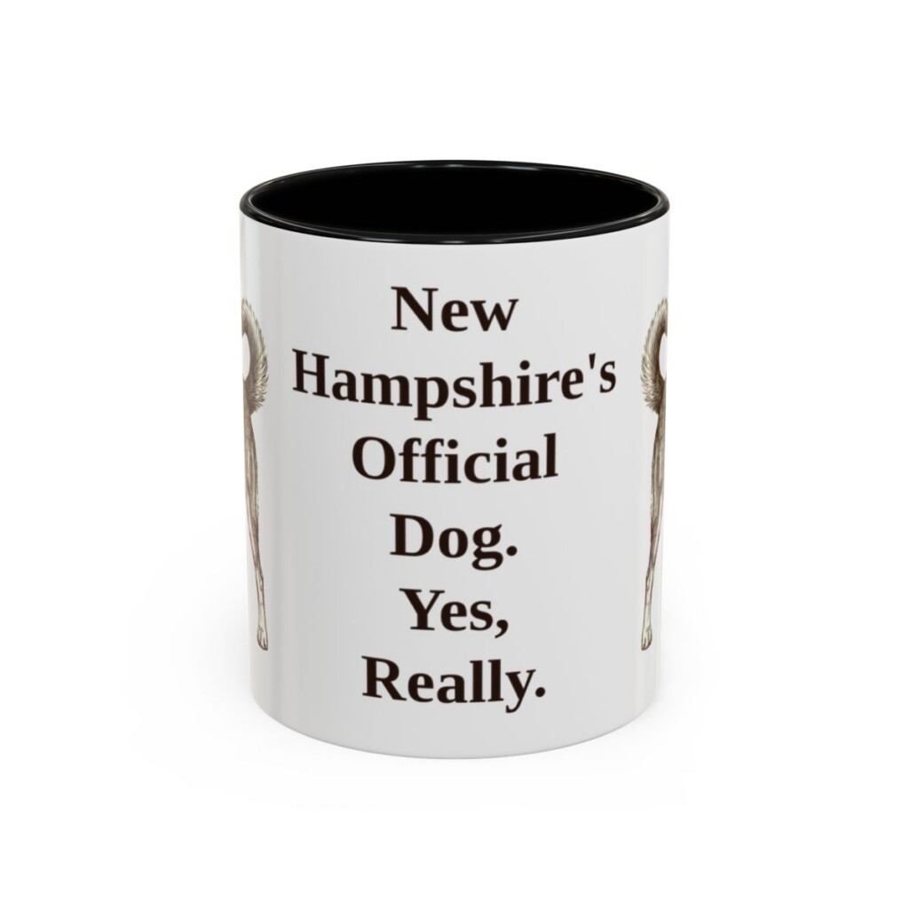 11oz-chinook-mug-humor-black-front 11oz Funny Chinook Mug, Black, front view